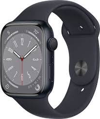 Apple Watch Series 8 - Smartwatch dames en heren - 41mm - Middernacht Aluminium
